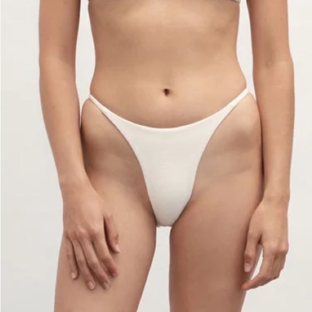 NWT ZIAH RIO BIKINI BOTTOM SIZE 8 BOUCLE ECRU Z68